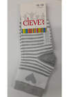CLEVER Детские носки 91141 С413 белый/меланж серый