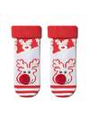 CONTE-KIDS Носки 568957 NEW YEAR 19С-70СП белый-красный