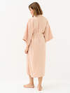 Omsa Халат 569163 OmD 0414D LINE Халат жен.(длинный с запахом жаккард), PL Rosa Cenere (Розовый)