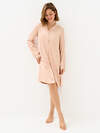 Omsa Рубашка 569165 OmD 0413D LINE Рубашка пижамная жен. (жаккард), PL Rosa Cenere (Розовый)