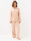Omsa Пижама 569167 OmD 0231D LINE Пижама жен. (Рубашка+Брюки жаккард), PL Rosa Cenere (Розовый)