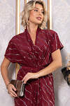 LT Collection Платье 569597 П14814-30М бордовый