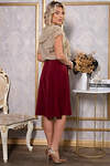 LT Collection Платье 569621 П14753-39М бордовый/бежевый