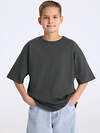 Апрель Футболка 569743 1ПДФК4603001 темно-серый