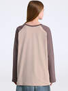 Апрель Лонгслив 569751 1ДДЛД4979001 бежевый+светло-коричневый