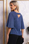 LT Collection Блуза 569782 Б14844-8М синий