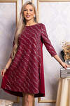 LT Collection Платье 569790 П14827-10М бордовый