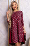 LT Collection Платье 569790 П14827-10М бордовый