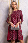 LT Collection Платье 569790 П14827-10М бордовый