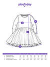 PLAYTODAY Платье 570252 32521468 молочный,черный