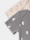 MARK FORMELLE Боди детское 570331 13015-2 тигрята на пудре +дольки на сером