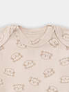 MARK FORMELLE Боди детское 570331 13015-2 тигрята на пудре +дольки на сером