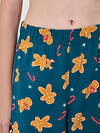 MARK FORMELLE Брюки 570354 587001 праздничные печеньки на зеленом