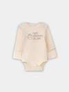MARK FORMELLE Боди детское 570357 13018-1-2 сливочное масло +дымчатая сосна +печать