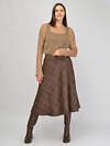 VISERDI Юбка 570401 1960-ккл 9451235 коричневый