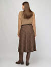 VISERDI Юбка 570401 1960-ккл 9451235 коричневый