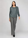 VISERDI Блузка 570404 10445-тзл 1451165 серо-зеленый