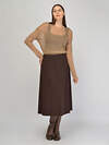 VISERDI Юбка 570419 10441-ткр 9451380 коричневый