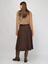 VISERDI Юбка 570419 10441-ткр 9451380 коричневый