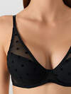 MARK FORMELLE Бюстгальтер 570440 512464 горох на черном