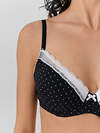 MARK FORMELLE Бюстгальтер 570448 512589 горошек на черном