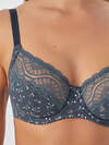 MARK FORMELLE Бюстгальтер 570470 512497 цветы на т.сером