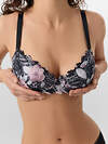 MARK FORMELLE Бюстгальтер 570483 512597 цветы на черном