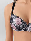 MARK FORMELLE Бюстгальтер 570483 512597 цветы на черном