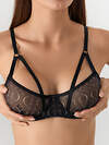 MARK FORMELLE Бюстгальтер 570486 512508 узор на черном