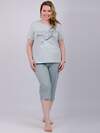 Malina Пижама 570597 3168 эвкалипт/светло-голубой