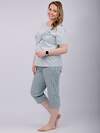 Malina Пижама 570597 3168 эвкалипт/светло-голубой