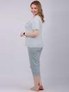 Malina Пижама 570597 3168 эвкалипт/светло-голубой