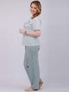 Malina Пижама 570598 3168б эвкалипт/светло-голубой
