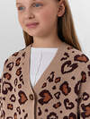MARK FORMELLE Жакет 570688 167774 леопард на бежевом