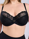 INDEFINI Бюстгальтер 570787 5136WXY Черный