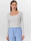 MARK FORMELLE Комплект 570825 592549 серый меланж+белые полосы на т.голубом