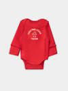 MARK FORMELLE Боди детское 570854 13018-1-2 огненный красный +печеньки на сл.масле