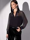 VILATTE Блузка 570904 D29.294 черный