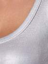 VILATTE Футболка 570922 D49.120 матовое серебро