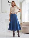 VILATTE Юбка 570931 D56.121 синий