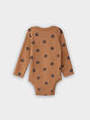 MARK FORMELLE Боди детское 571008 13018-2 пандочки на сером +лапки на охре