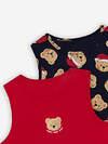 MARK FORMELLE Майка 571051 423344-2 красный +праздничные медвежата на синем