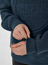 MARK FORMELLE Свитшот 571690 123431/1 серо -синий +печать