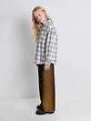 Acoola Блузка 572340 20230260010 серая клетка