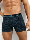Omsa Трусы 572352 OmU 1234-25B Style Боксеры муж. с откр.резинкой, CO Nero/Blu (Черный)
