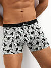 Omsa Трусы 572357 OmU 1234-25B Style Боксеры муж. с откр.резинкой, CO Grigio Chiaro/Multicolor (Мультиколор)