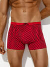 Omsa Трусы 572380 OmU 1234-25B New Year Боксеры муж. с откр.резинкой, CO Rosso/Nero (Красный)