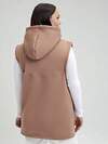 AandOstudio Жилет 572440 Ж00001 бежевый/кофейный