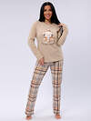 Malina Пижама 572632 3187 бежевый/коричневый