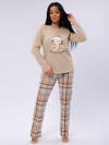 Malina Пижама 572632 3187 бежевый/коричневый